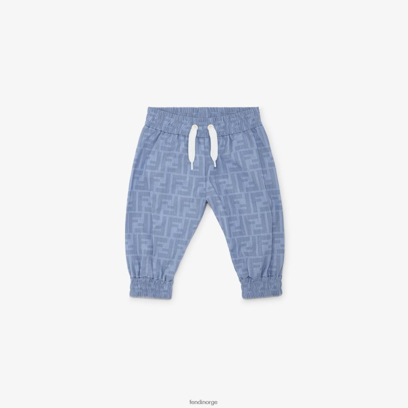 Fendi barn chambray babybukser NXB4XN2768 lyse blå klær