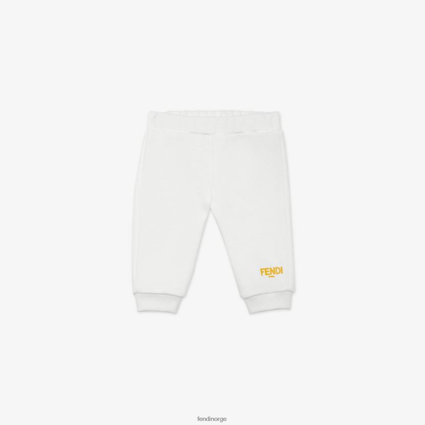 Fendi barn jersey roma bukser NXB4XN2819 hvit klær