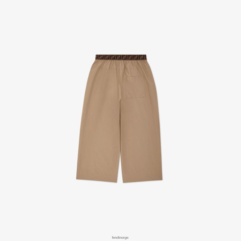 Fendi barn bukser i bomull og nylon NXB4XN2934 beige klær