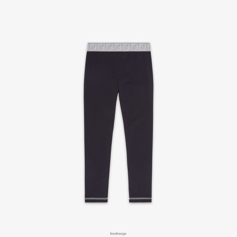 Fendi barn lycra junior leggings NXB4XN2869 svart klær