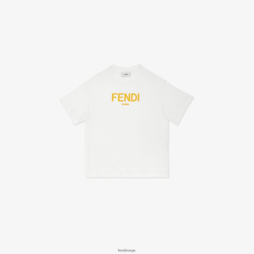 Fendi barn jersey roma t-skjorte NXB4XN2889 hvit klær