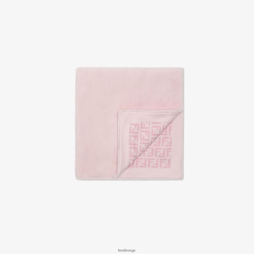 Fendi barn sheamink og strikket pledd NXB4XN2830 mote tilbehør