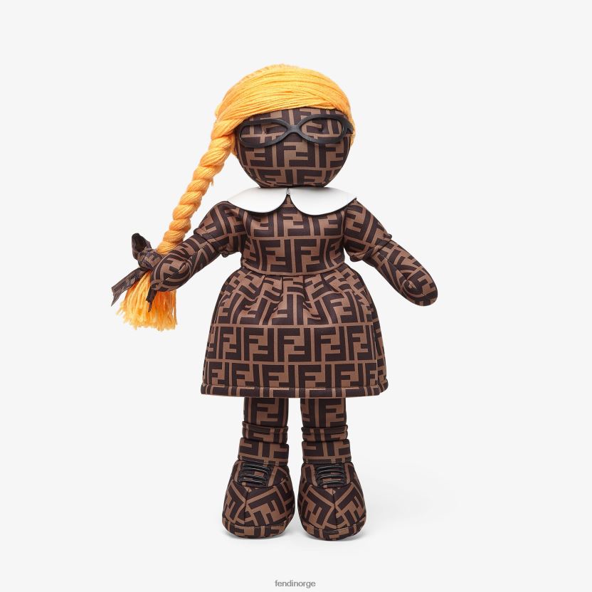 Fendi barn ff neopren upcycled samlerdukke NXB4XN2901 flerfarget tilbehør