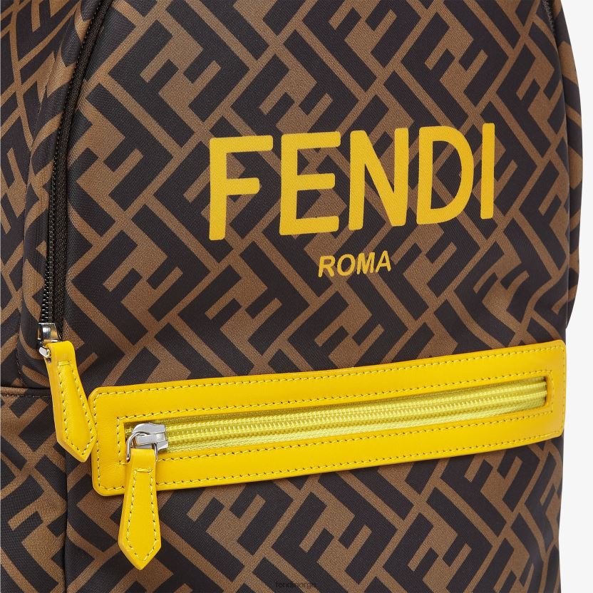 Fendi barn ff nylonryggsekk med roma-trykk NXB4XN2906 flerfarget tilbehør