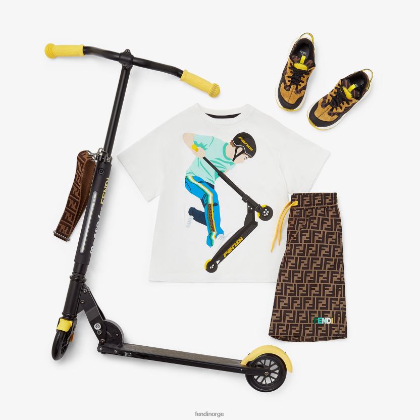 Fendi barn junior scooter i mikro aluminium NXB4XN2947 mote tilbehør