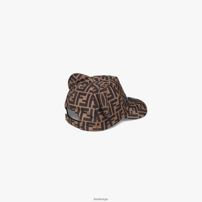 Fendi barn nylon baseballcaps med logo NXB4XN2911 mote tilbehør