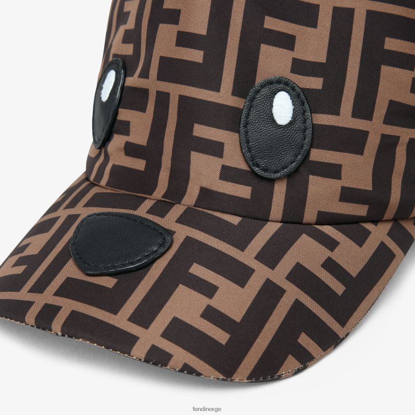 Fendi barn nylon baseballcaps med logo NXB4XN2911 mote tilbehør