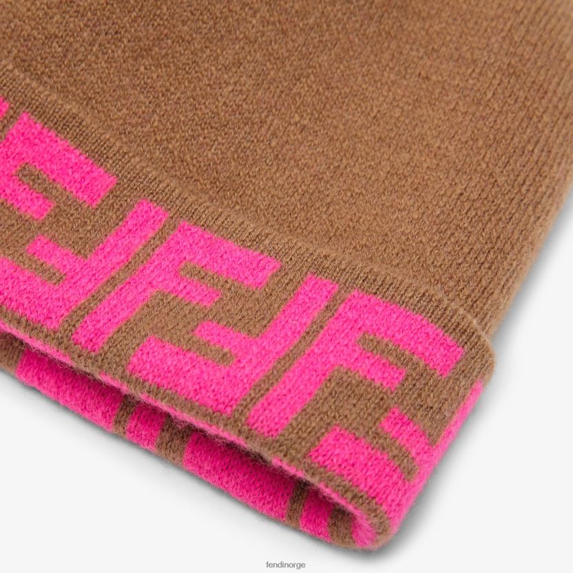Fendi barn vendbar juniorlue i og fuchsia strikk NXB4XN2859 flerfarget tilbehør