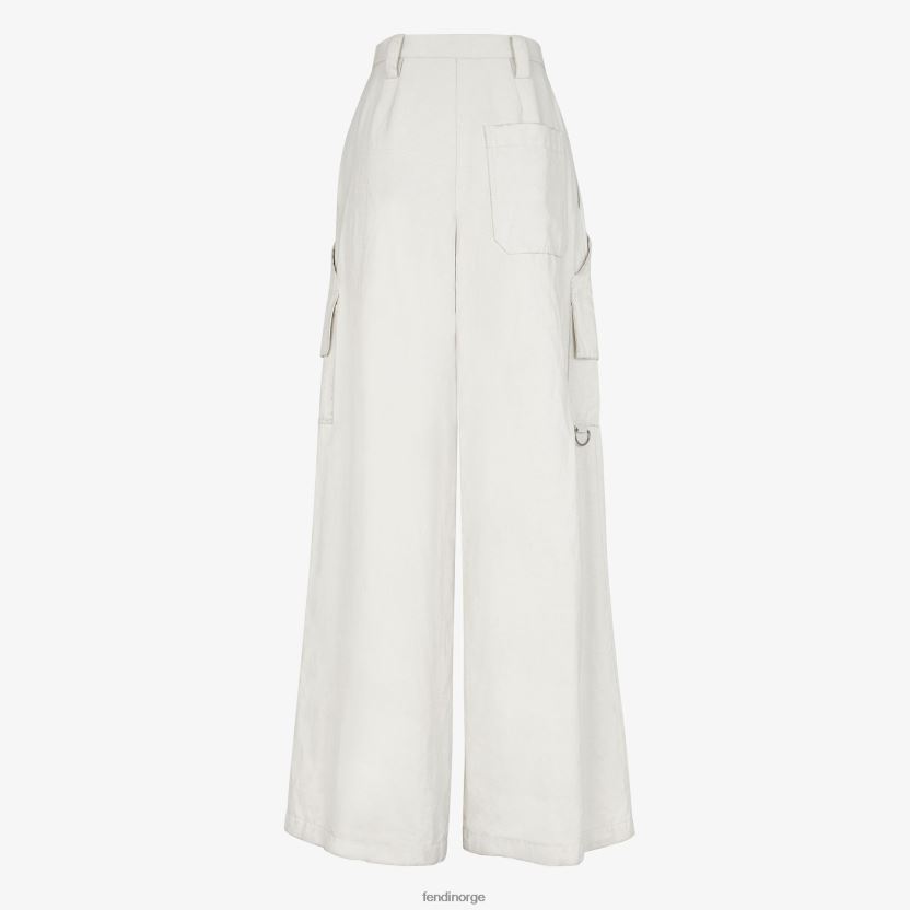 Fendi kvinner canvas by marc jacobs bukser NXB4XN1245 hvit klær