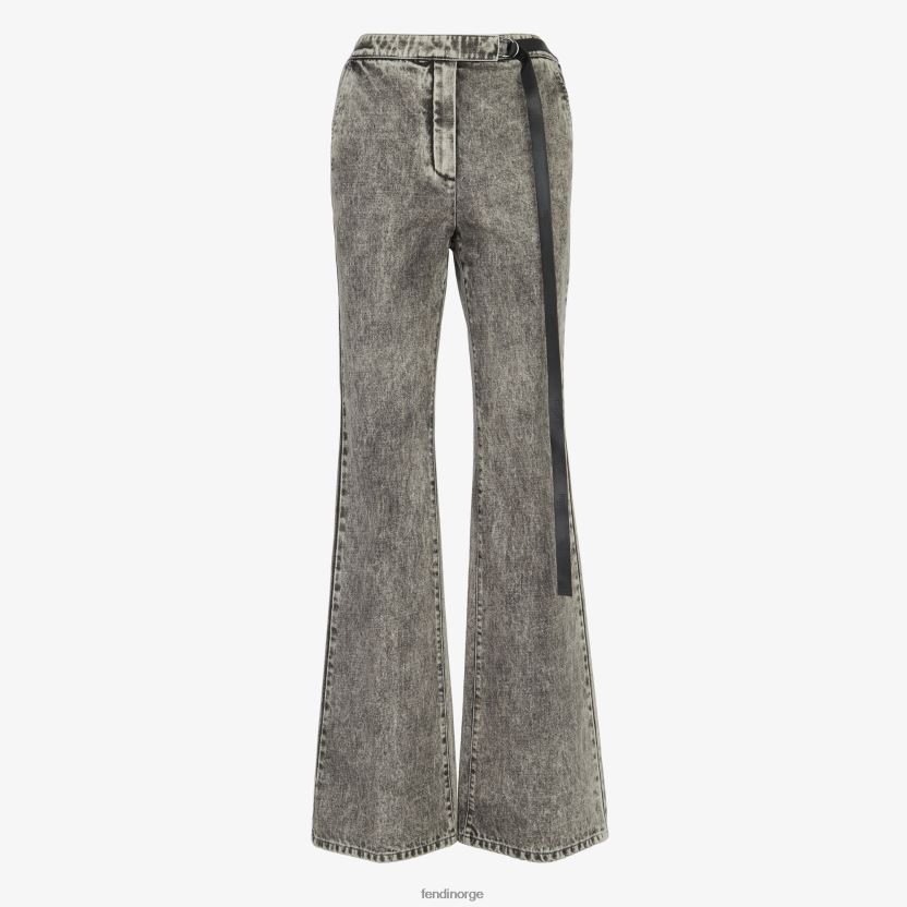 Fendi kvinner denim bukser NXB4XN1098 svart klær