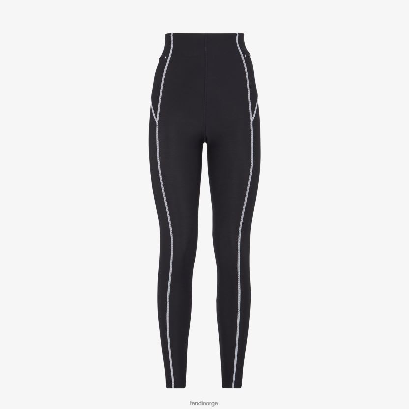 Fendi kvinner lycra leggings NXB4XN1175 svart klær