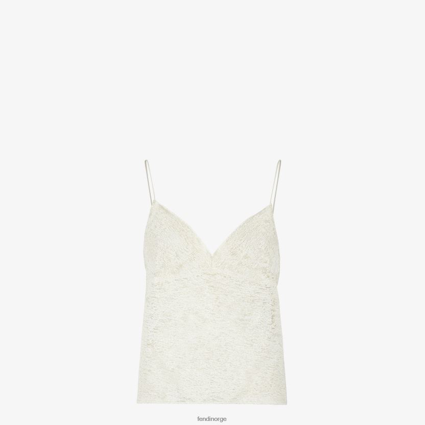 Fendi kvinner blondetopp NXB4XN941 hvit klær