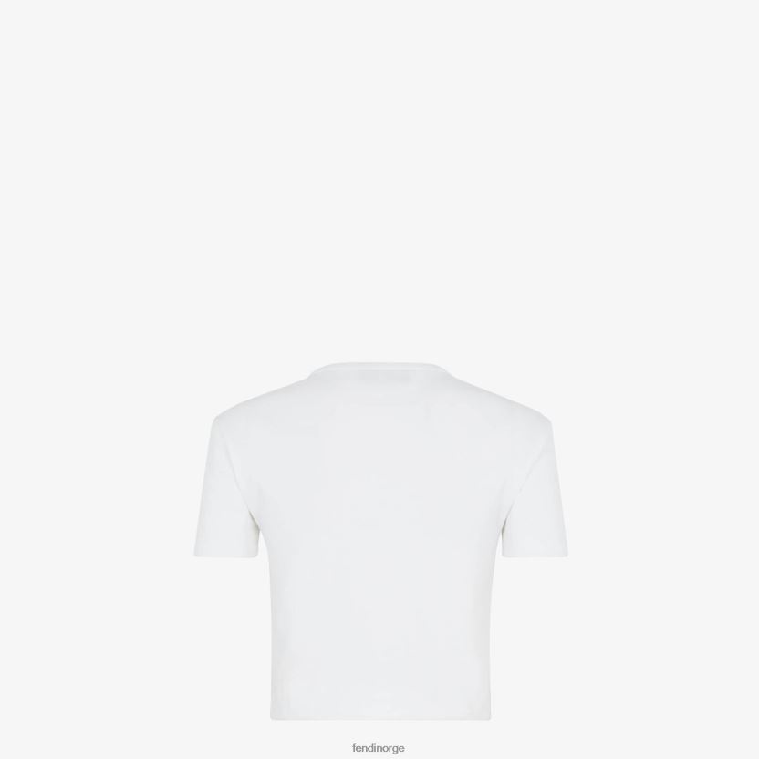 Fendi kvinner genser i bomull NXB4XN936 hvit klær