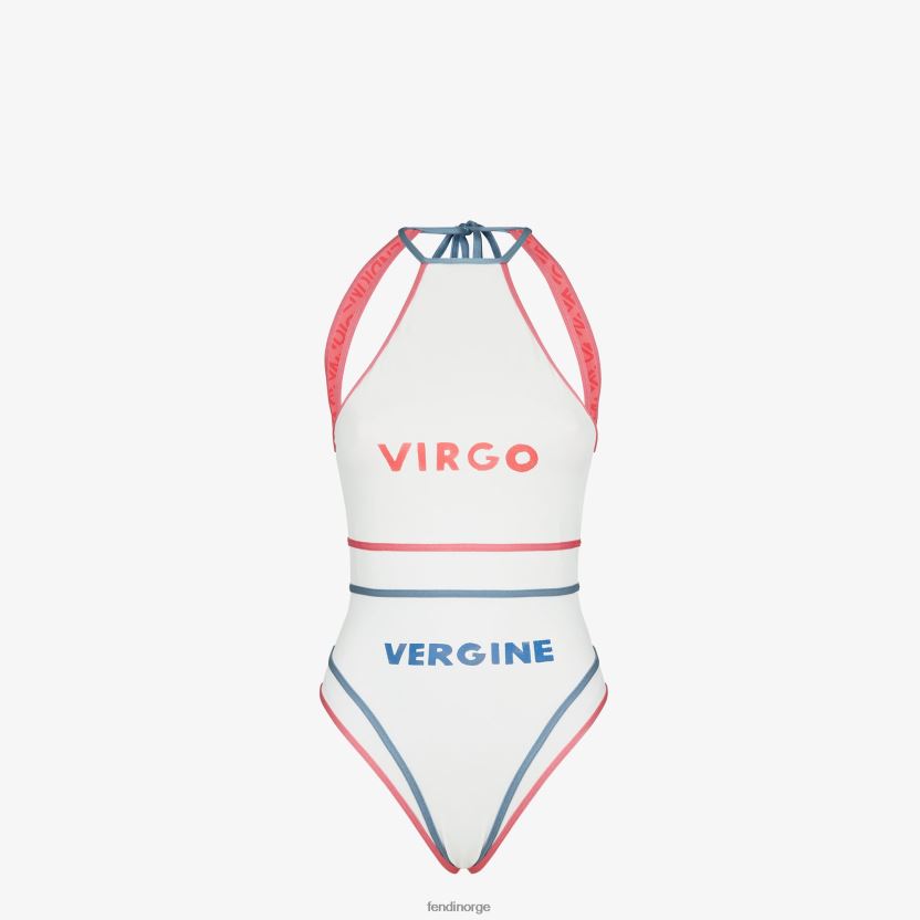 Fendi kvinner lycra badedrakt NXB4XN1023 hvit klær