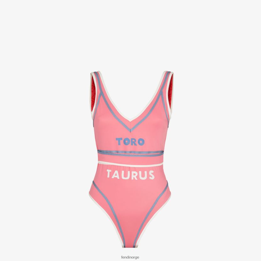 Fendi kvinner lycra badedrakt NXB4XN1051 rosa klær