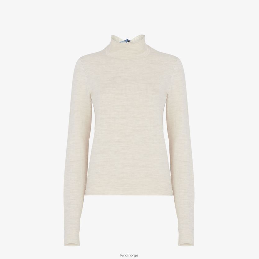Fendi kvinner ullgenser NXB4XN997 beige klær