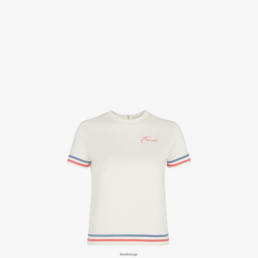 Fendi kvinner jersey skjørt NXB4XN1040 hvit klær