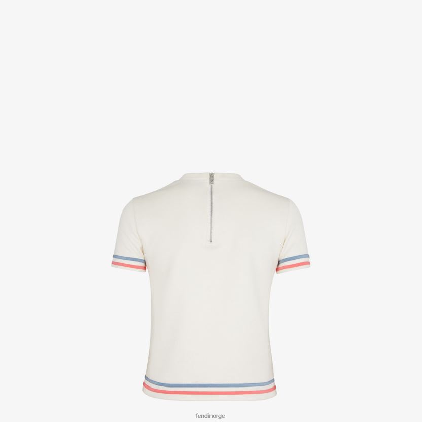Fendi kvinner jersey skjørt NXB4XN1040 hvit klær