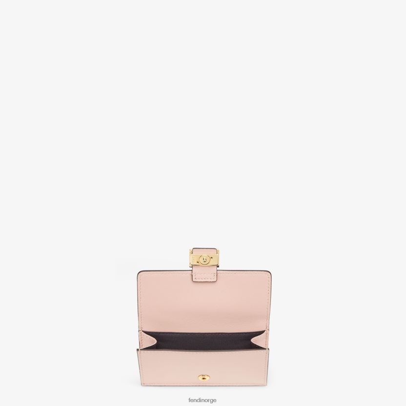 Fendi kvinner ff kortholder i nappaskinn NXB4XN1523 rosa tilbehør