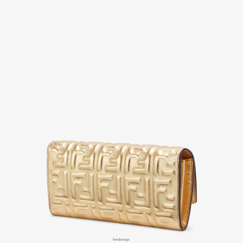 Fendi kvinner en lommebok i skinn NXB4XN1576 gull tilbehør