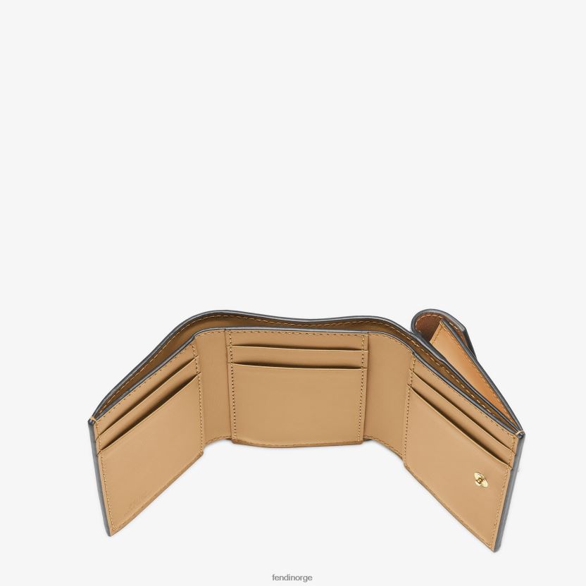 Fendi kvinner ff diamantlommebok i skinn NXB4XN1431 brun tilbehør