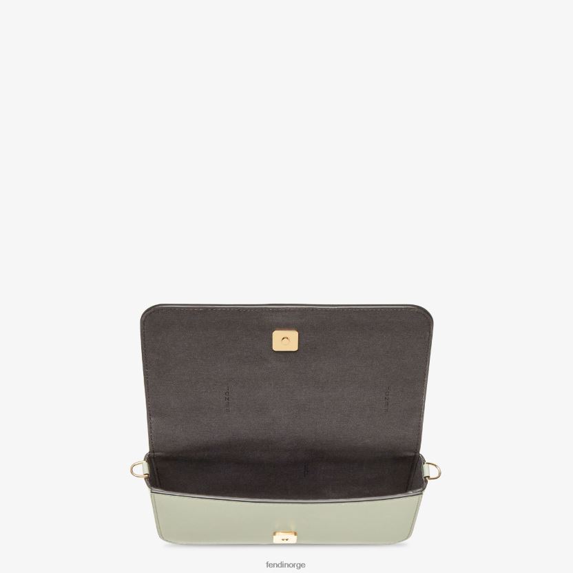 Fendi kvinner grafikk på lommebok i kjedeskinn NXB4XN1436 grønn tilbehør