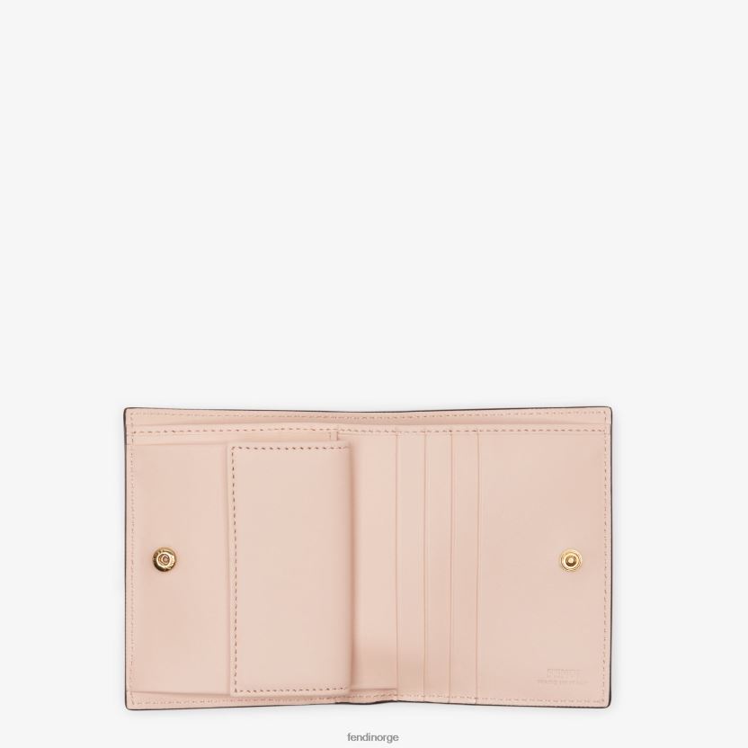 Fendi kvinner kompakt lommebok i skinn NXB4XN1587 rosa tilbehør