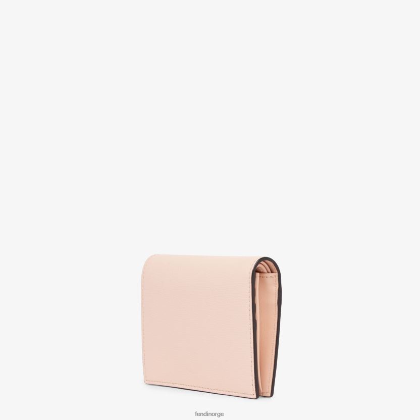 Fendi kvinner kompakt lommebok i skinn NXB4XN1587 rosa tilbehør