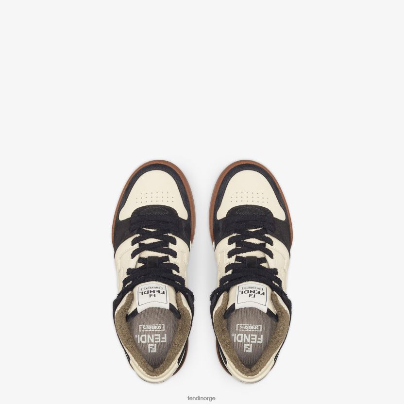 Fendi kvinner høye topper i skinn NXB4XN1360 hvit sko