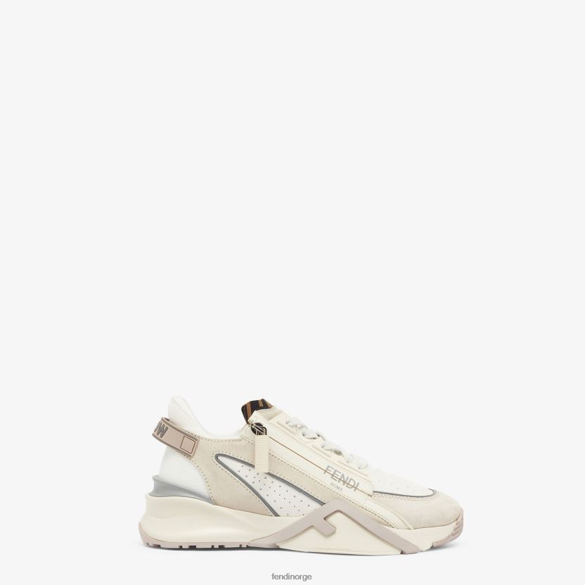 Fendi kvinner lave topper i semsket skinn NXB4XN1287 hvit sko
