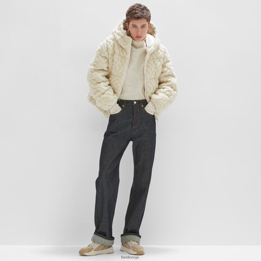 Fendi kvinner lave topper i semsket skinn NXB4XN1288 hvit sko