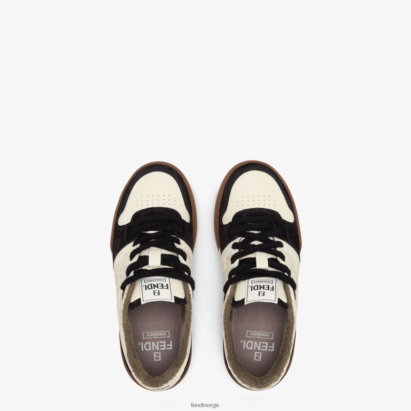 Fendi kvinner lave topper i semsket skinn NXB4XN1299 svart sko
