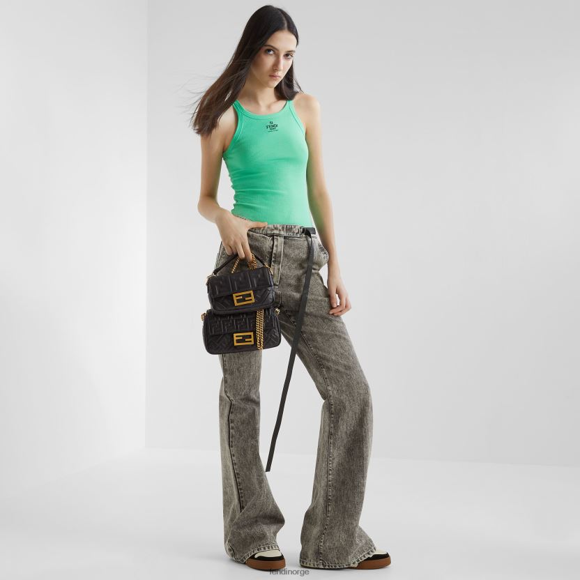 Fendi kvinner lave topper i semsket skinn NXB4XN1299 svart sko