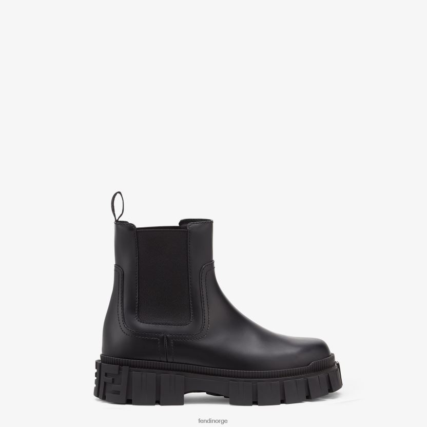 Fendi kvinner chelsea-støvler i skinn NXB4XN1361 svart sko