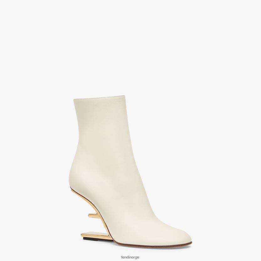 Fendi kvinner høyhælte støvletter i nappaskinn NXB4XN1369 hvit sko