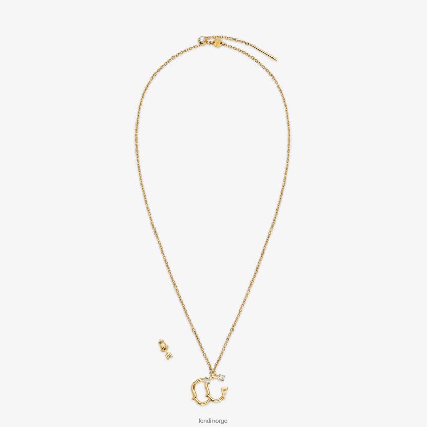 Fendi kvinner Gemini sett NXB4XN1635 gull smykker