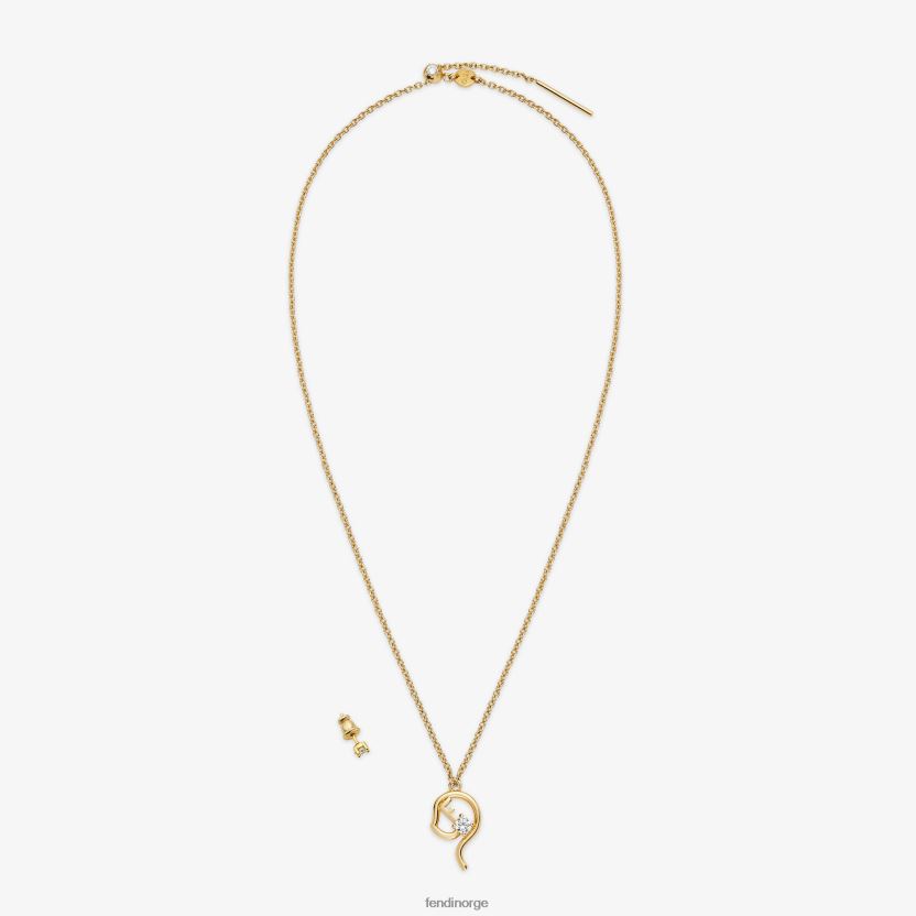 Fendi kvinner jomfru sett NXB4XN1638 gull smykker