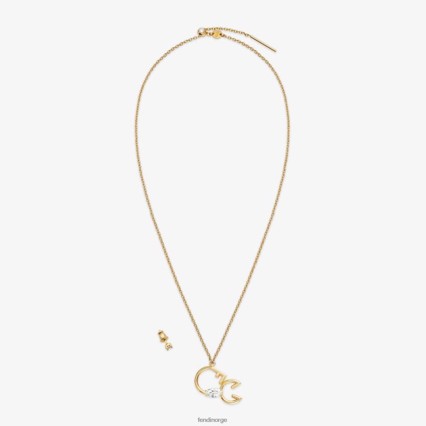 Fendi kvinner skorpion sett NXB4XN1644 gull smykker