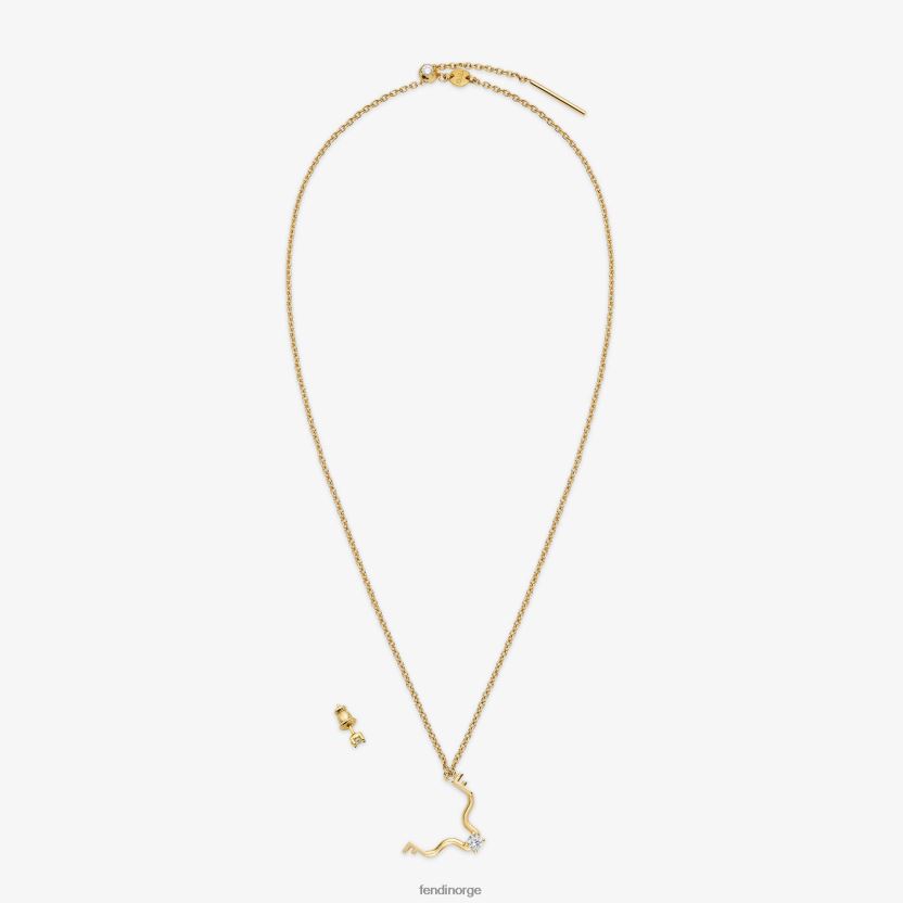 Fendi kvinner taurus sett NXB4XN1634 gull smykker