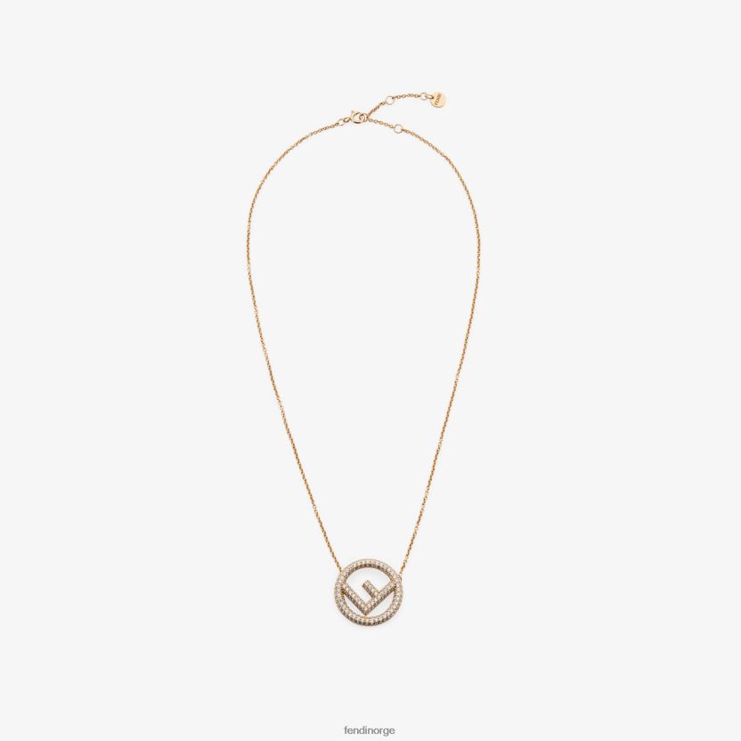 Fendi kvinner halskjede NXB4XN1756 gull smykker