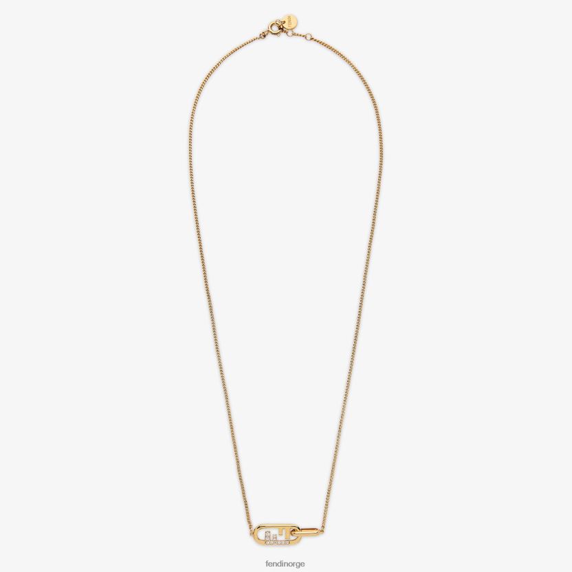 Fendi kvinner o'lock kjede NXB4XN1681 gull smykker