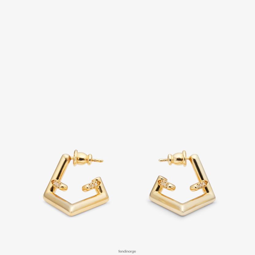 Fendi kvinner første øredobber NXB4XN1689 sølv smykker