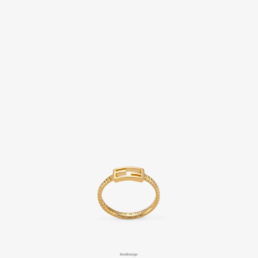 Fendi kvinner baguette ring ring NXB4XN1717 gull smykker