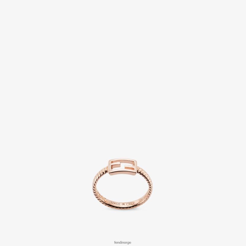 Fendi kvinner baguette ring ring NXB4XN1744 rosa smykker