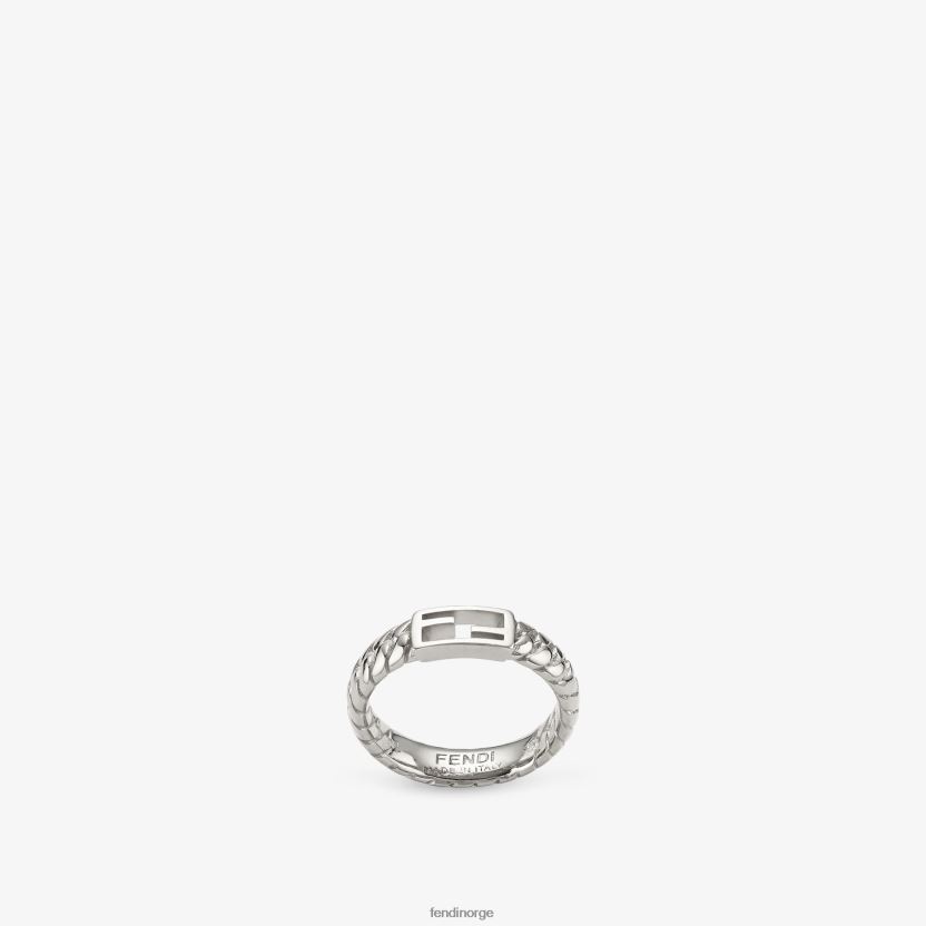 Fendi kvinner baguette ring ring NXB4XN1745 sølv smykker