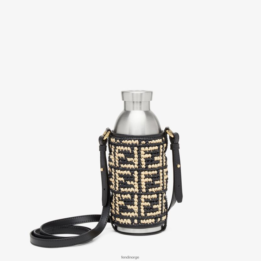 Fendi kvinner raffia-kolbeholder NXB4XN335 beige tilbehør