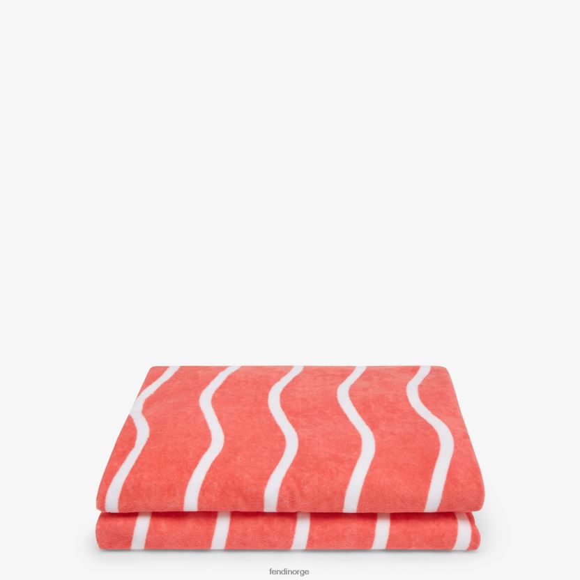 Fendi kvinner strandhåndkle i bomull NXB4XN116 rosa tilbehør