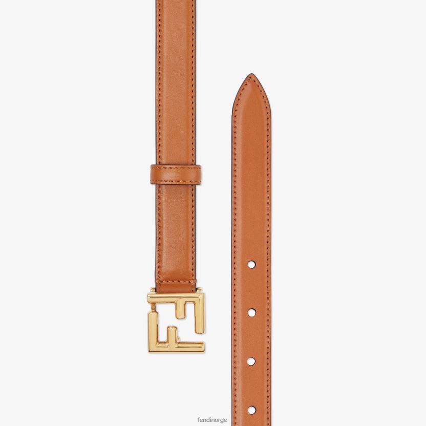 Fendi kvinner belte i naturskinn NXB4XN419 brun tilbehør