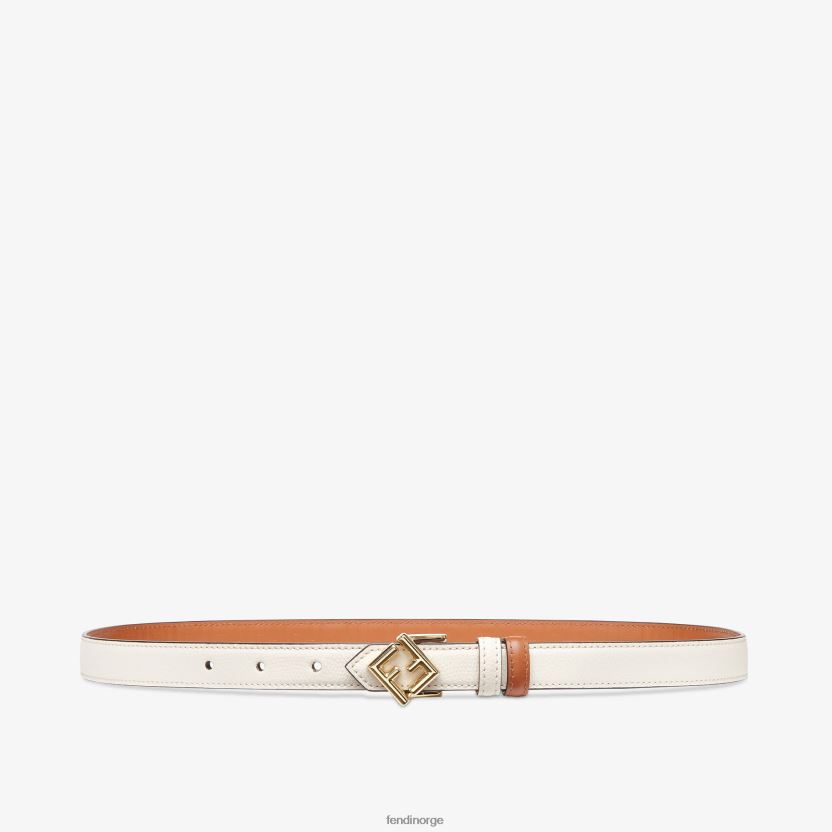 Fendi kvinner vendbart belte i kameliaskinn NXB4XN105 flerfarget tilbehør