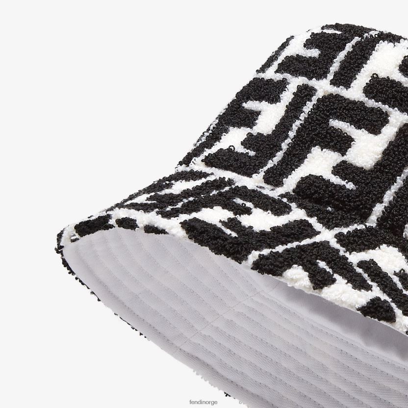 Fendi kvinner frotté bøttehatt NXB4XN161 svart tilbehør